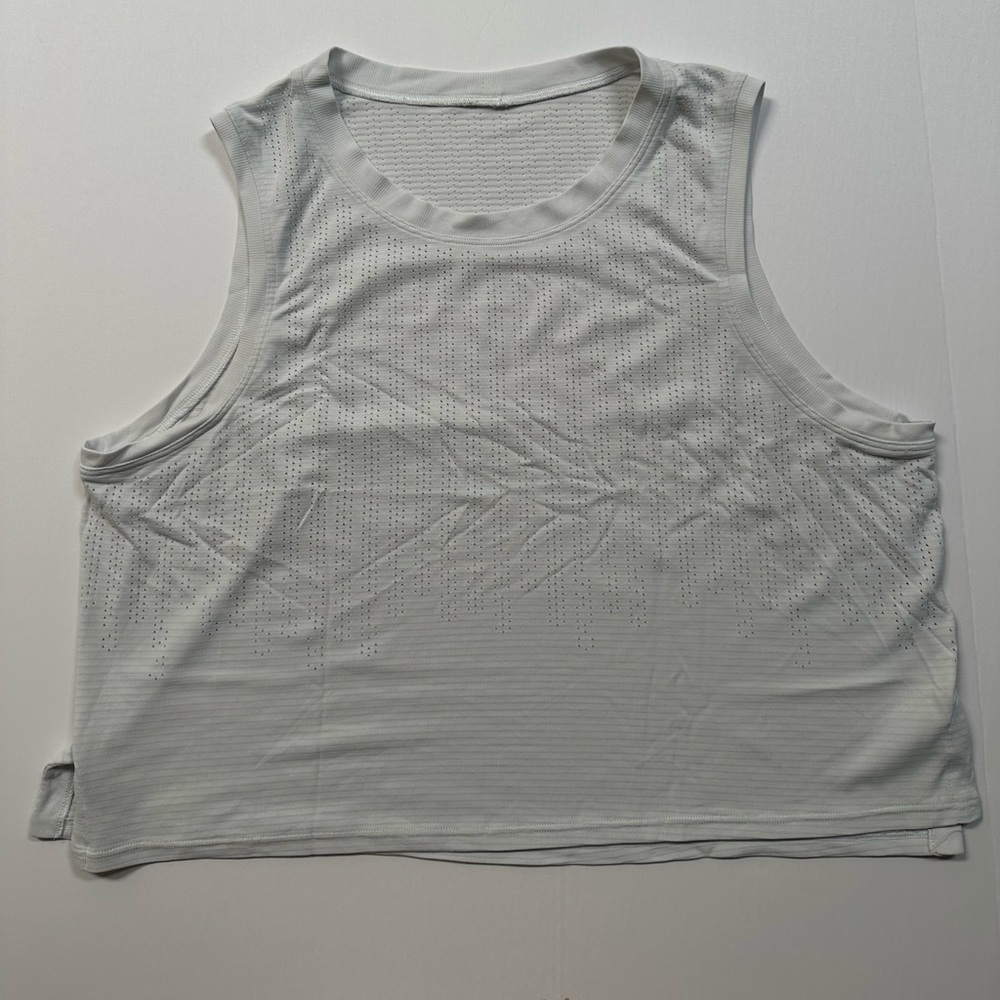 Lululemon Athletica white Muscle Tee